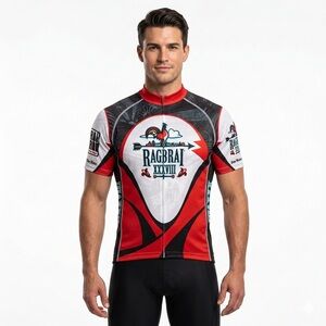 Primal Wear Men Bike Jersey RAGBRAI XXXVIII 2010 Race Graphic Size M